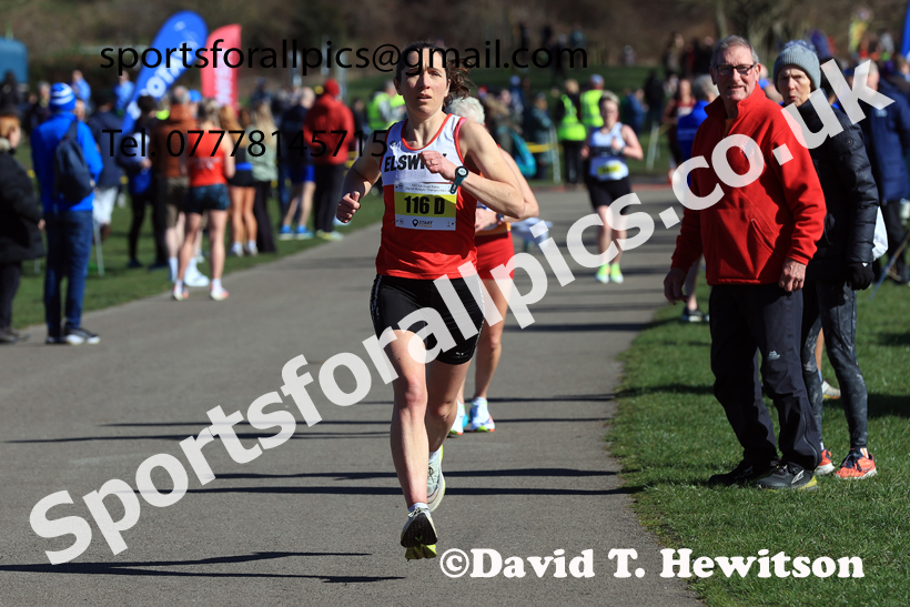 Senior Womens 2026 NECAA Royal Signals Road Relays, Hetton Lyons Country Park, Hetton le Hole. Photo: David T. Hewitson/Sports for All Pics